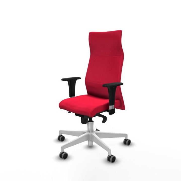 Albacete XL sincro bali rojo brazos 1D base blanca ruedas 65mm engomadas