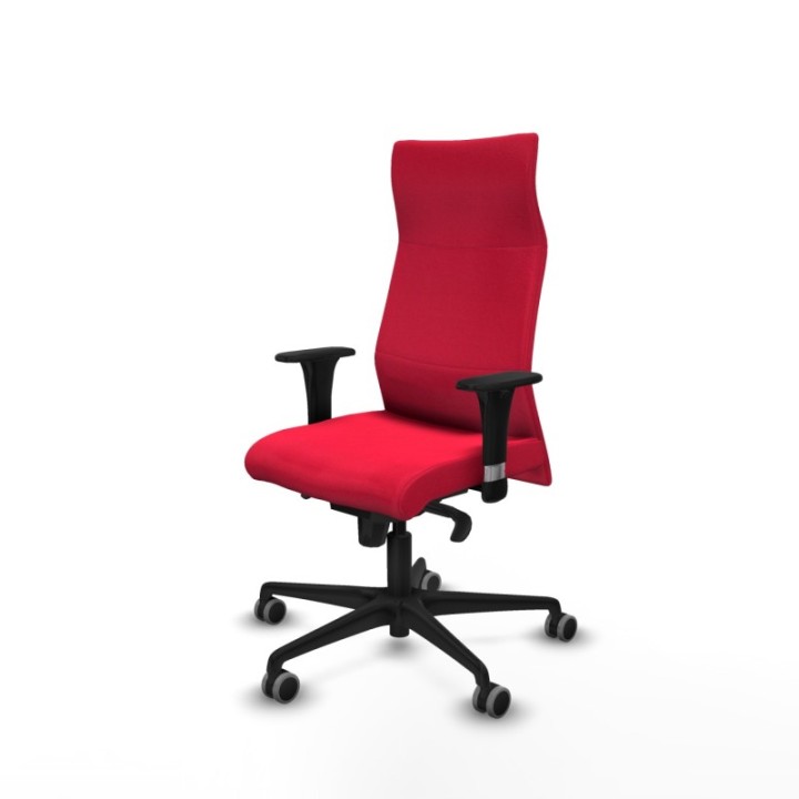 Albacete XL sincro bali rojo brazos 1D base nailon ruedas 65mm engomadas