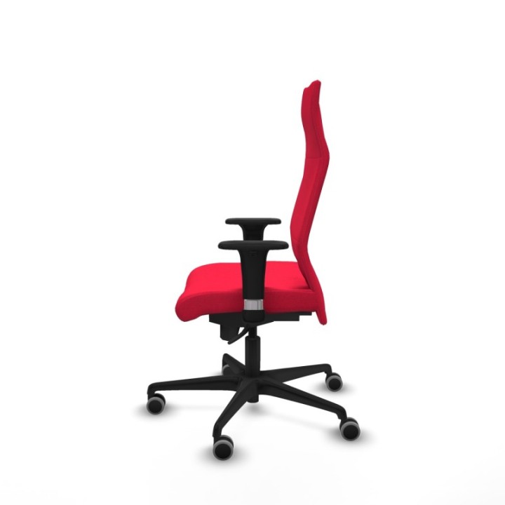 Albacete XL sincro bali rojo brazos 1D base nailon ruedas 65mm engomadas