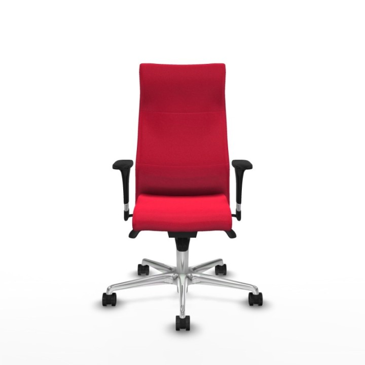 Albacete XL sincro bali rojo brazos 1D base aluminio ruedas 65 mm nailon