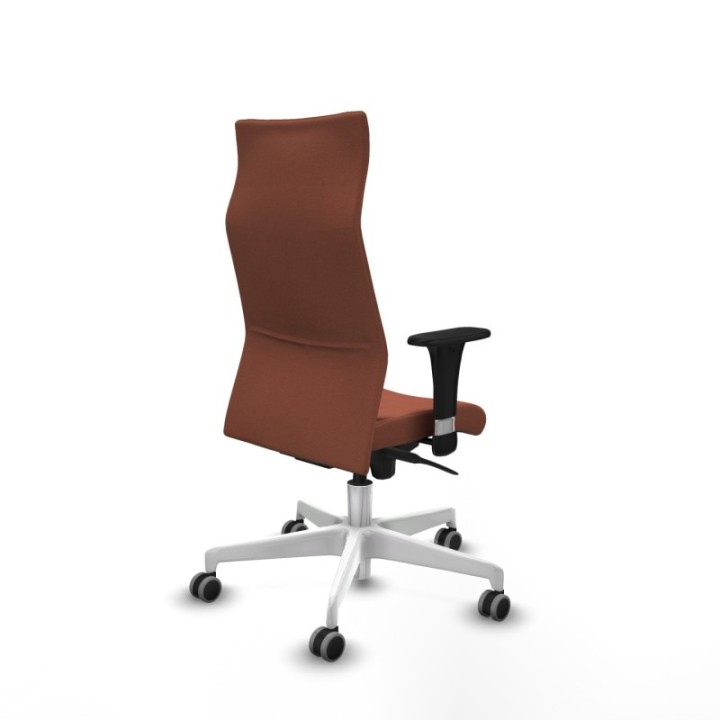 Albacete XL sincro bali marrón brazos 1D base blanca ruedas 65mm engomadas