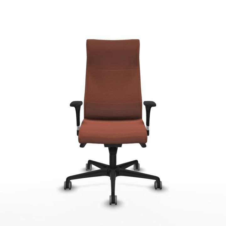 Albacete XL sincro bali marrón brazos 1D base nailon ruedas 65mm engomadas