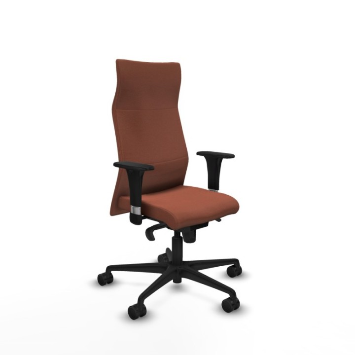 Albacete XL sincro bali marrón brazos 1D base nailon ruedas 65 mm nailon