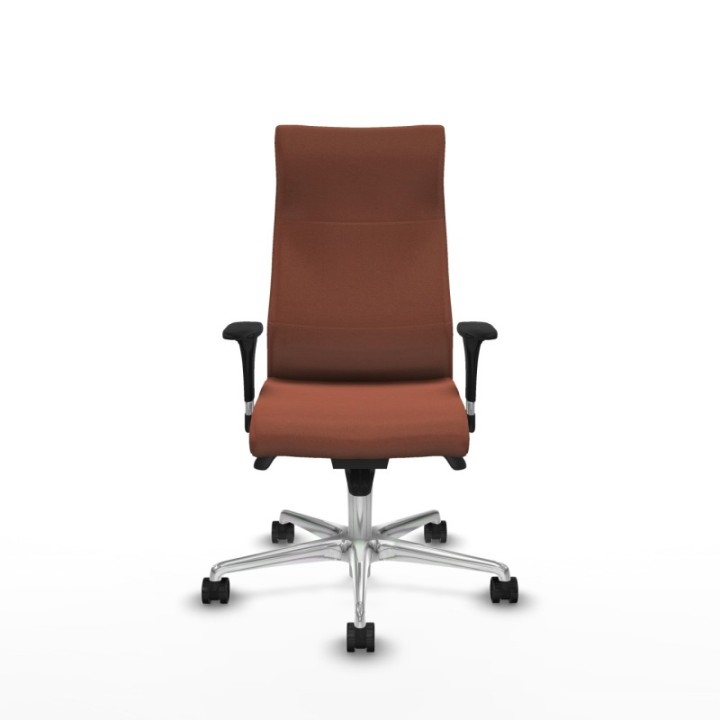 Albacete XL sincro bali marrón brazos 1D base aluminio ruedas 65 mm nailon