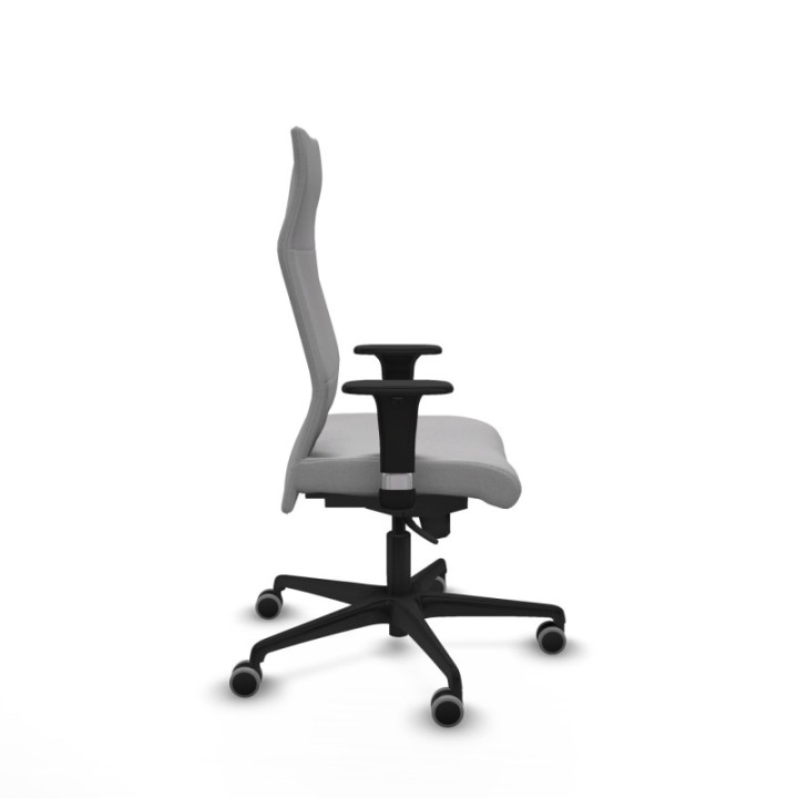 Albacete XL sincro bali gris claro brazos 1D base nailon ruedas 65mm engomadas