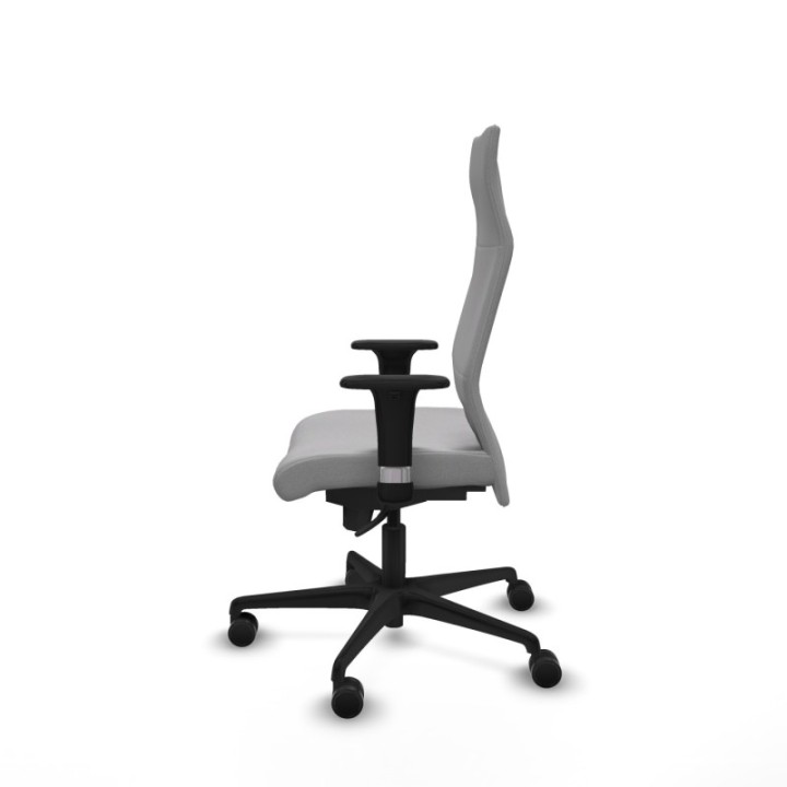 Albacete XL sincro bali gris claro brazos 1D base nailon ruedas 65 mm nailon