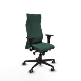 Albacete XL sincro bali verde botella brazos 1D base nailon ruedas 65mm engomadas