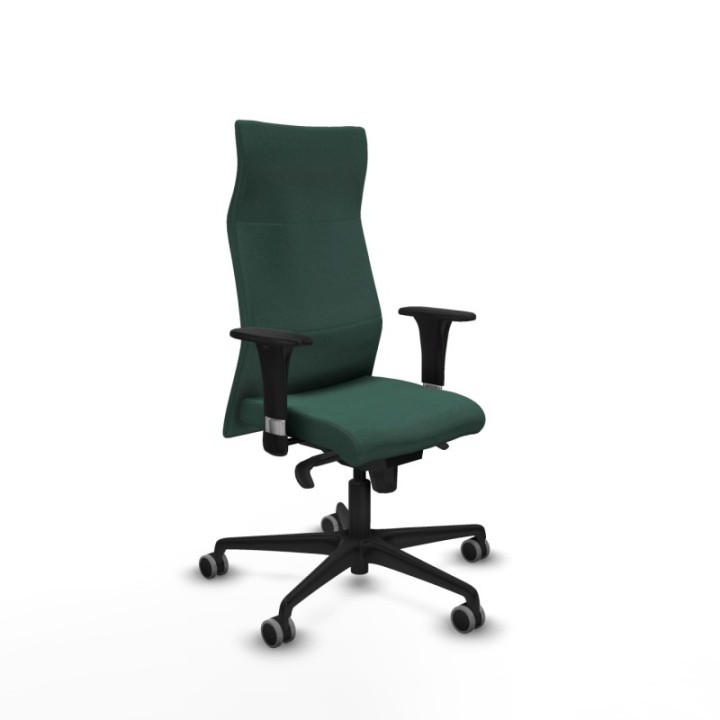 Albacete XL sincro bali verde botella brazos 1D base nailon ruedas 65mm engomadas