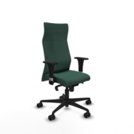 Albacete XL sincro bali verde botella brazos 1D base nailon ruedas 65 mm nailon