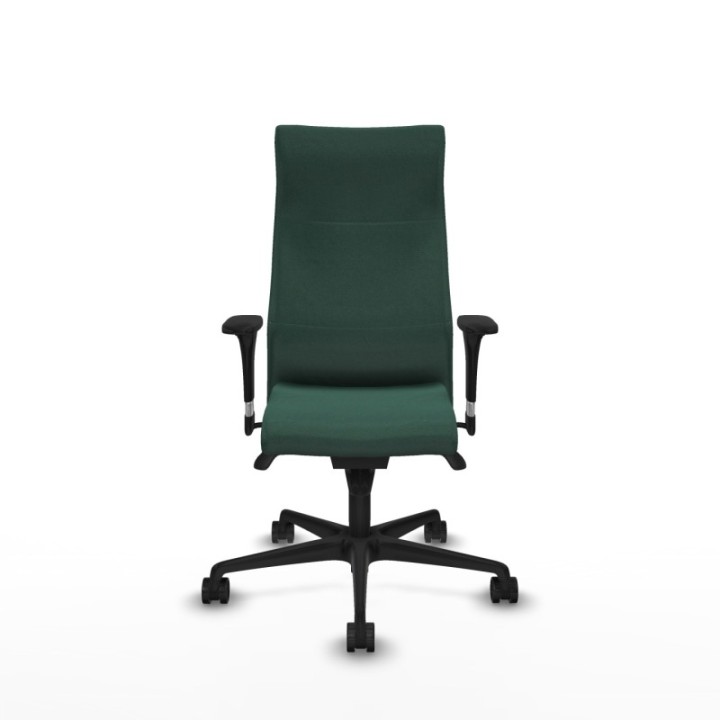 Albacete XL sincro bali verde botella brazos 1D base nailon ruedas 65 mm nailon