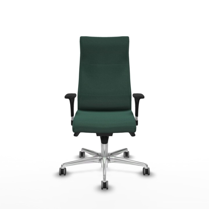 Albacete XL sincro bali verde botella brazos 1D base aluminio ruedas 65mm engomadas