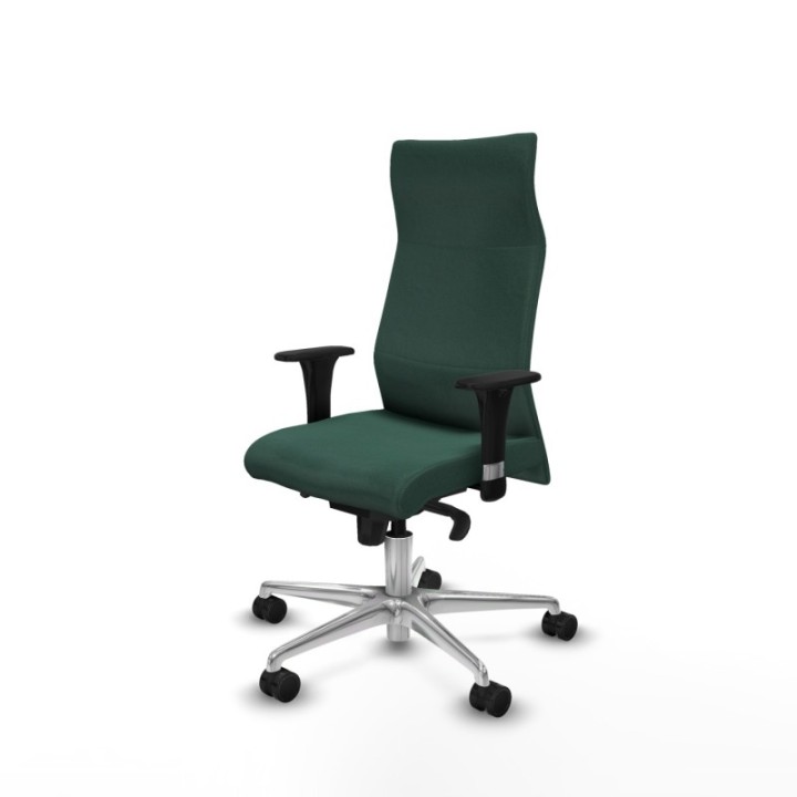 Albacete XL sincro bali verde botella brazos 1D base aluminio ruedas 65 mm nailon