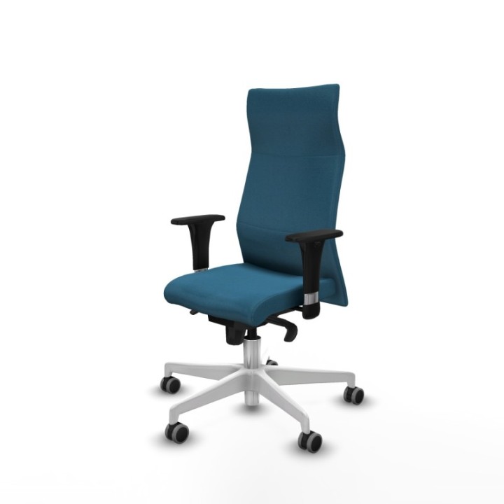 Albacete XL sincro bali verde petroleo brazos 1D base blanca ruedas 65mm engomadas