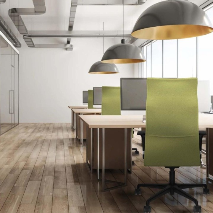 Albacete XL sincro bali verde petroleo brazos 1D base nailon ruedas 65 mm nailon