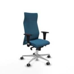 Albacete XL sincro bali verde petroleo brazos 1D base aluminio ruedas 65mm engomadas