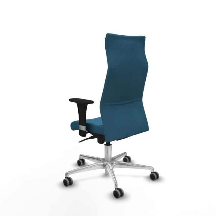 Albacete XL sincro bali verde petroleo brazos 1D base aluminio ruedas 65mm engomadas