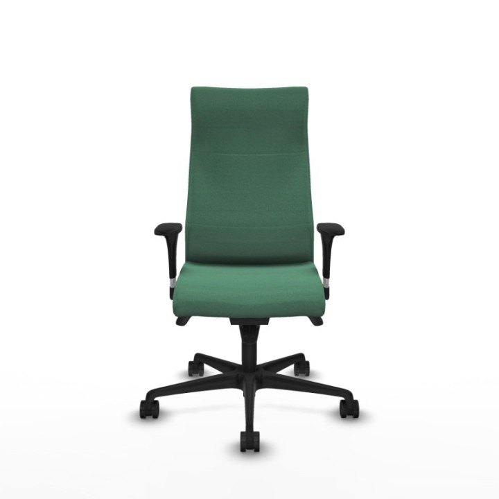 Albacete XL sincro bali verde esmeralda brazos 1D base nailon ruedas 65 mm nailon