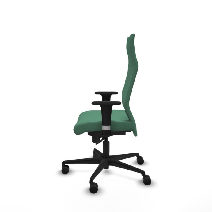 Albacete XL sincro bali verde esmeralda brazos 1D base nailon ruedas 65 mm nailon