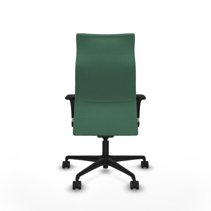 Albacete XL sincro bali verde esmeralda brazos 1D base nailon ruedas 65 mm nailon