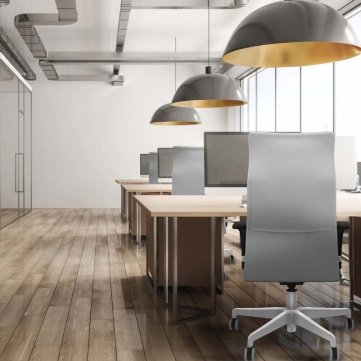 Albacete XL sincro bali marrón oscuro brazos 1D base blanca ruedas 65mm engomadas