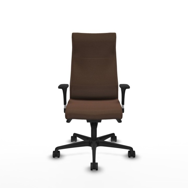 Albacete XL sincro bali marrón oscuro brazos 1D base nailon ruedas 65 mm nailon