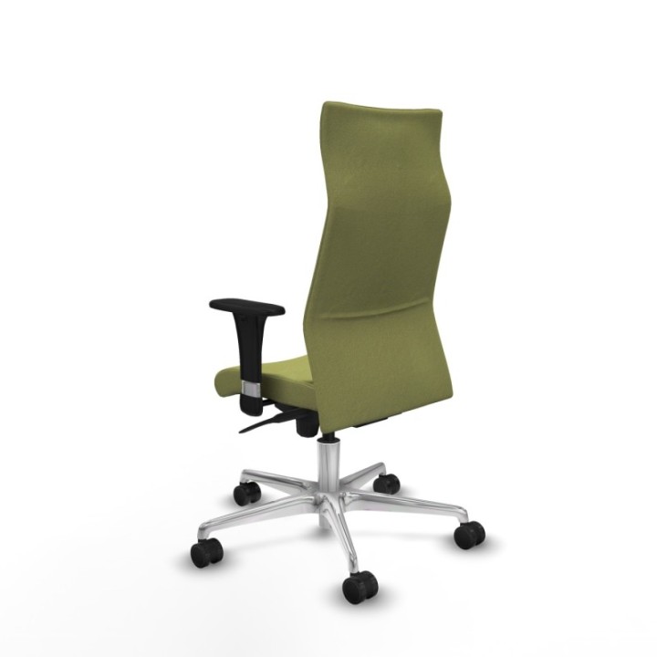 Albacete XL sincro bali verde oliva brazos 1D base aluminio ruedas 65 mm nailon