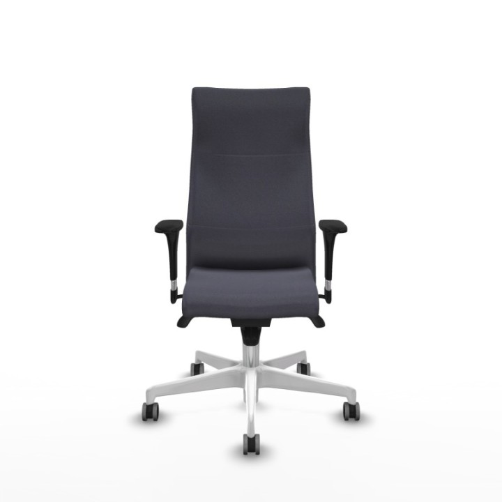 Albacete XL sincro bali gris oscuro brazos 1D base blanca ruedas 65mm engomadas