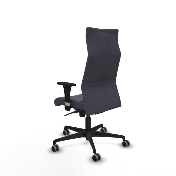 Albacete XL sincro bali gris oscuro brazos 1D base nailon ruedas 65mm engomadas