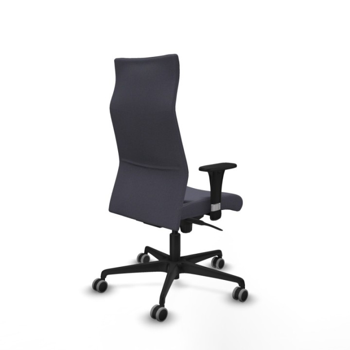 Albacete XL sincro bali gris oscuro brazos 1D base nailon ruedas 65mm engomadas