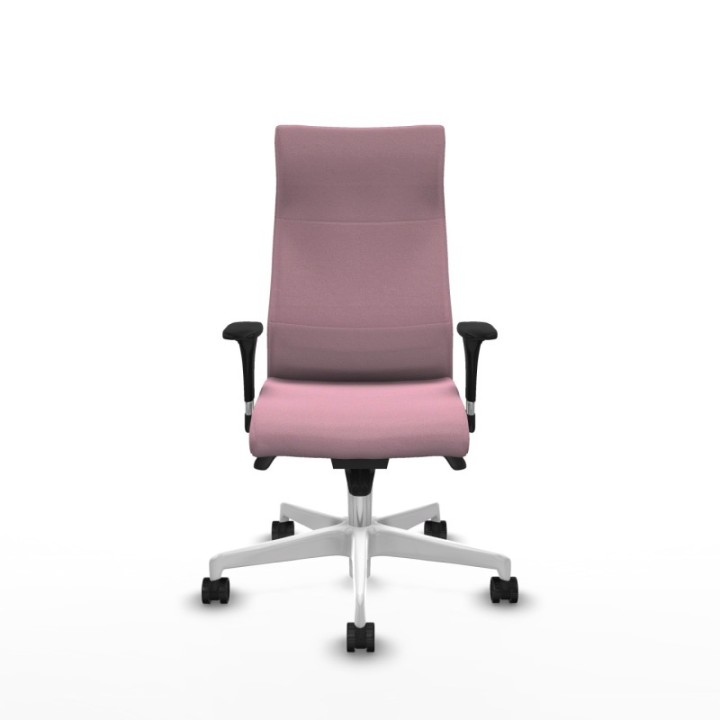 Albacete XL sincro bali rosa brazos 1D base blanca ruedas 65 mm nailon