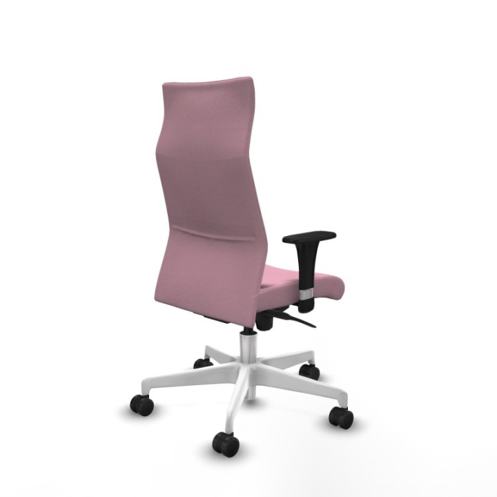 Albacete XL sincro bali rosa brazos 1D base blanca ruedas 65 mm nailon