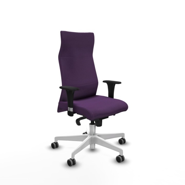 Albacete XL sincro bali morado brazos 1D base blanca ruedas 65mm engomadas