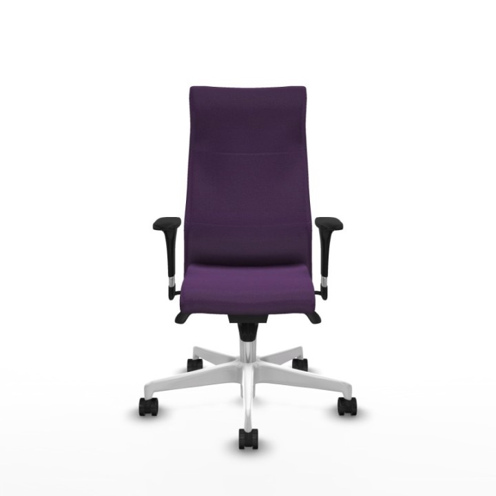 Albacete XL sincro bali morado brazos 1D base blanca ruedas 65 mm nailon