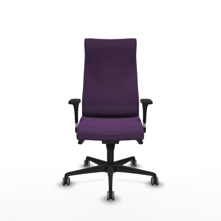 Albacete XL sincro bali morado brazos 1D base nailon ruedas 65mm engomadas