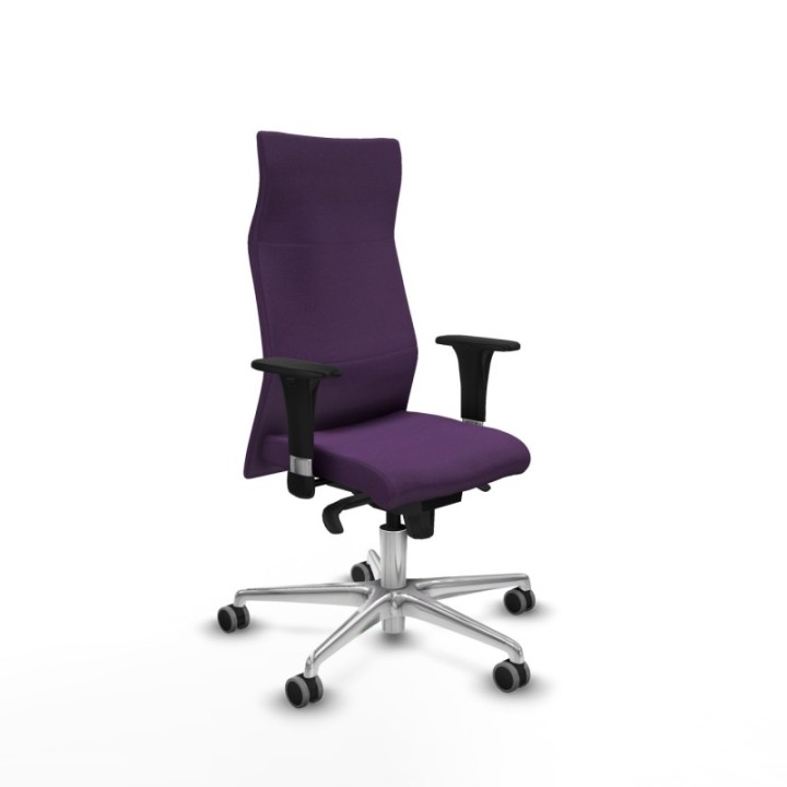 Albacete XL sincro bali morado brazos 1D base aluminio ruedas 65mm engomadas