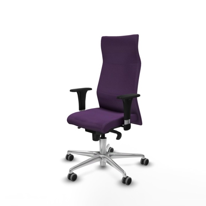 Albacete XL sincro bali morado brazos 1D base aluminio ruedas 65mm engomadas