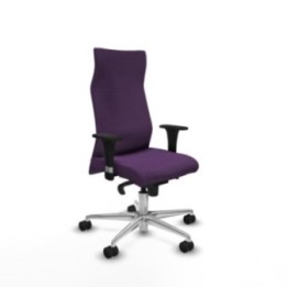 Albacete XL sincro bali morado brazos 1D base aluminio ruedas 65 mm nailon