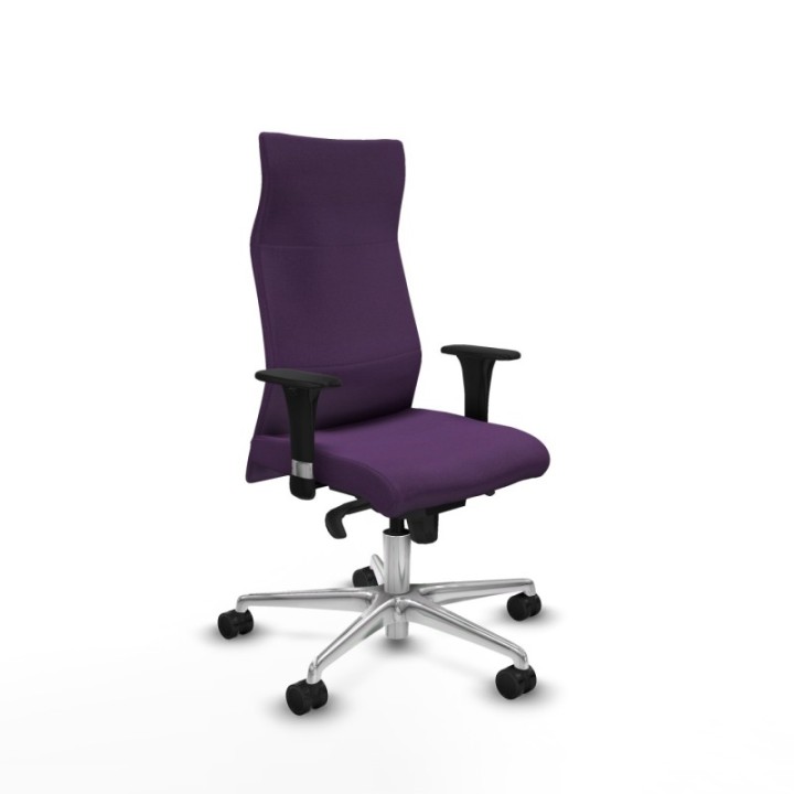 Albacete XL sincro bali morado brazos 1D base aluminio ruedas 65 mm nailon