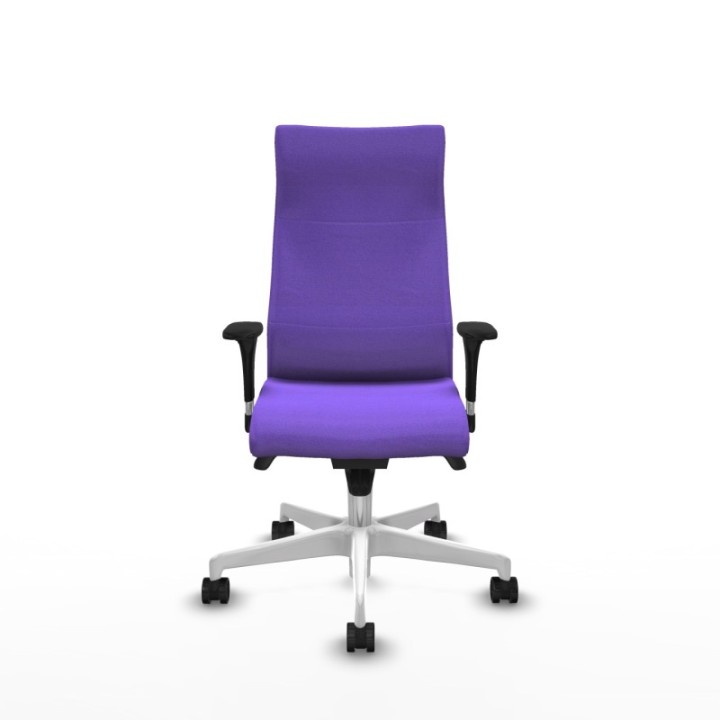 Albacete XL sincro bali lila brazos 1D base blanca ruedas 65 mm nailon