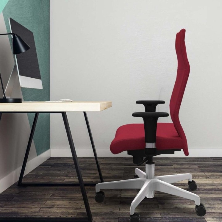 Albacete XL sincro bali lila brazos 1D base blanca ruedas 65 mm nailon