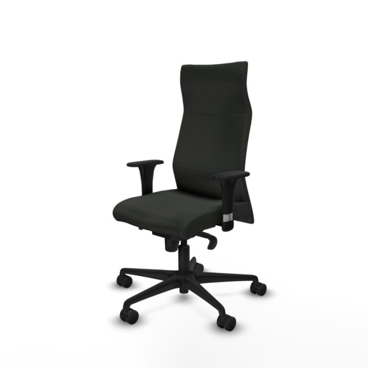 Albacete XL sincro bali negro brazos 1D base nailon ruedas 65 mm nailon