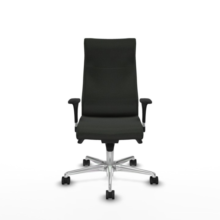 Albacete XL sincro bali negro brazos 1D base aluminio ruedas 65 mm nailon