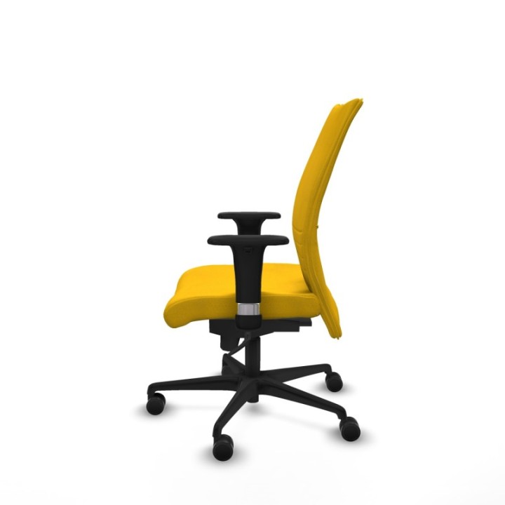 Albacete confidente sincro bali amarillo brazos 1D base nailon ruedas 65 mm nailon