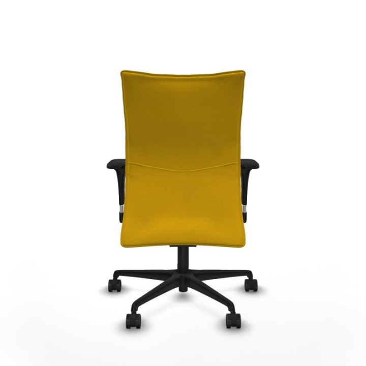 Albacete confidente sincro bali amarillo brazos 1D base nailon ruedas 65 mm nailon