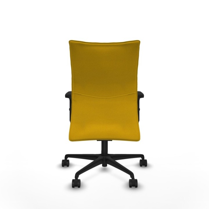 Albacete confidente sincro bali amarillo brazos 2D base nailon ruedas 65 mm nailon