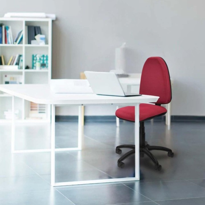 Aýna CP bali azul sin brazos base poliamida ruedas nailon 50mm