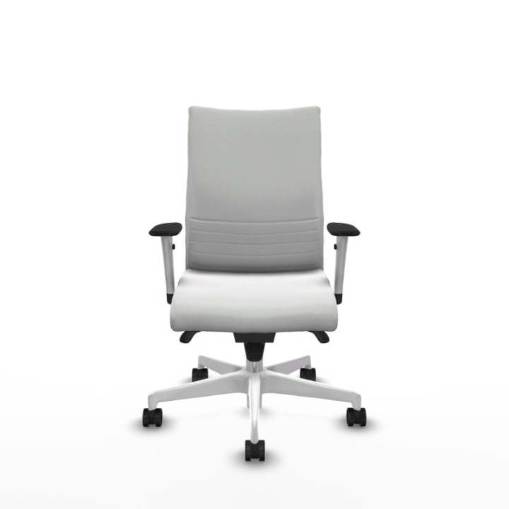 Albacete confidente sincro bali blanco brazos 1D blancos base blanca ruedas 65 mm nailon