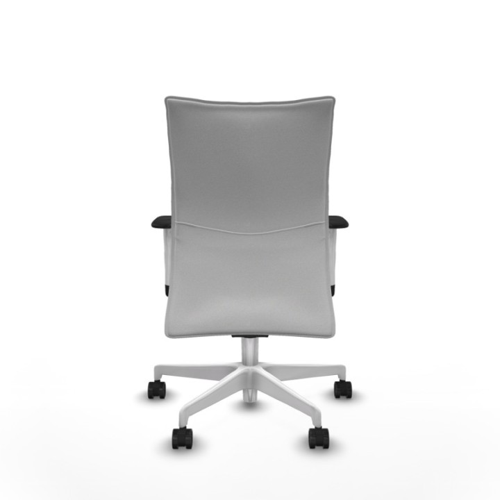 Albacete confidente sincro bali blanco brazos 1D blancos base blanca ruedas 65 mm nailon