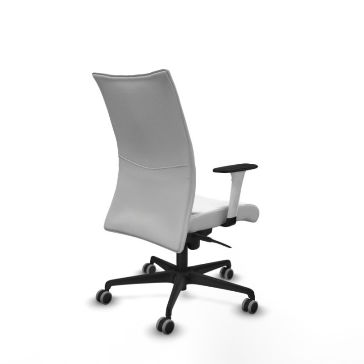 Albacete confidente sincro bali blanco brazos 1D blancos base nailon ruedas 65mm engomadas