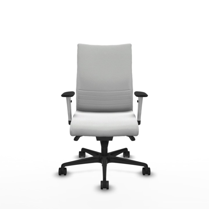 Albacete confidente sincro bali blanco brazos 1D blancos base nailon ruedas 65 mm nailon